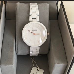 Bulova ceramic watch NWT